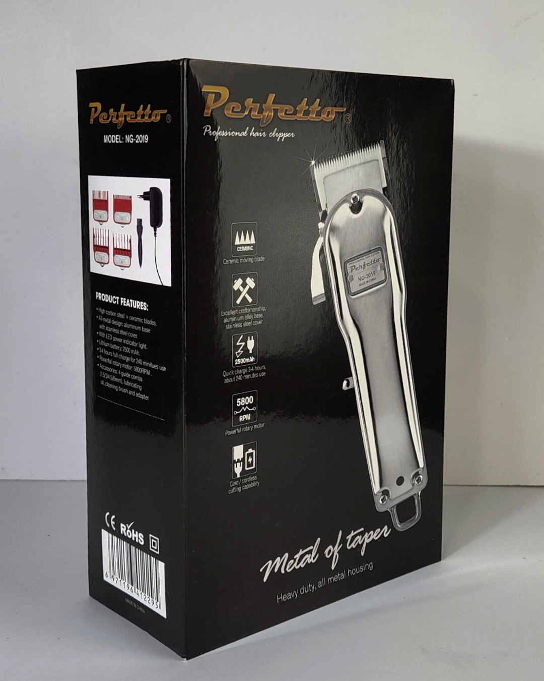 Máquina de Pelo Inalámbrica Cortapelo Perfetto