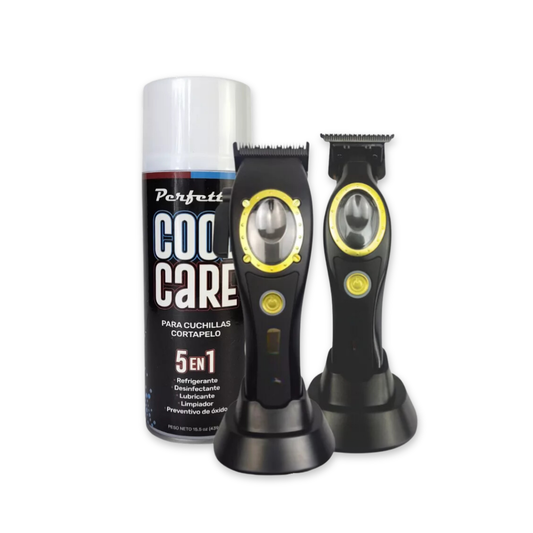 Combo Destroyer Perfetto – Máquina + Patillera + Cool Care