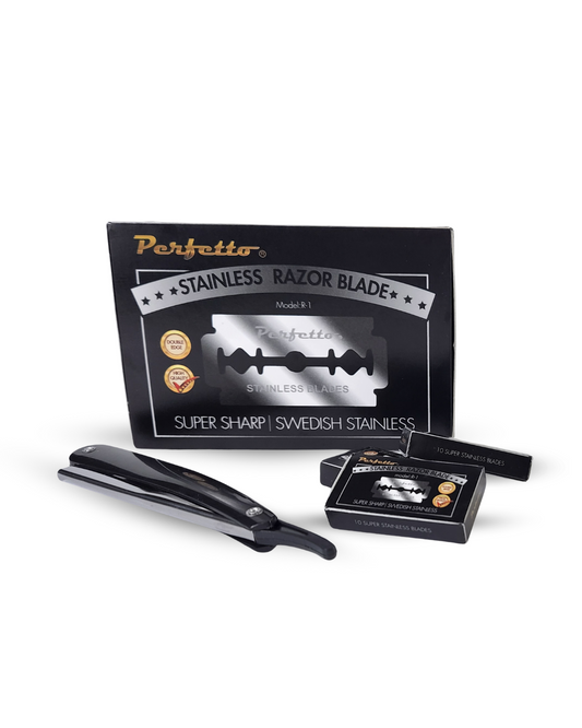 Set de Navaja + 200 Filosos Perfetto