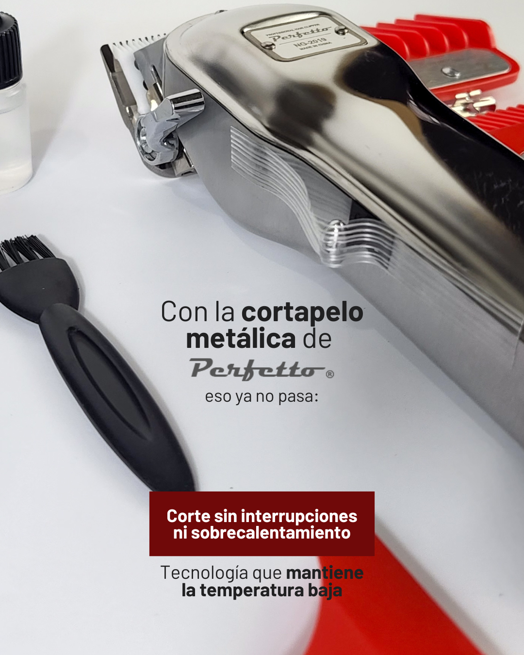 Máquina de Pelo Inalámbrica Cortapelo Perfetto
