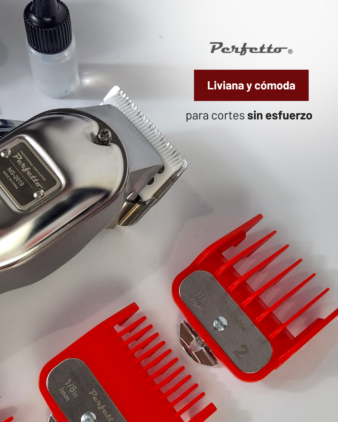 Máquina de Pelo Inalámbrica Cortapelo Perfetto